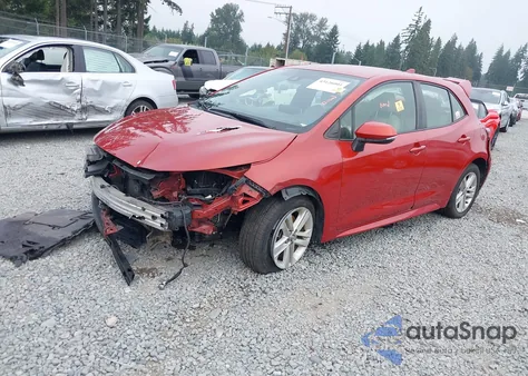 2019 Toyota Corolla Se z USA, uszkodzony, nr VIN JTNK4RBEXK3011725